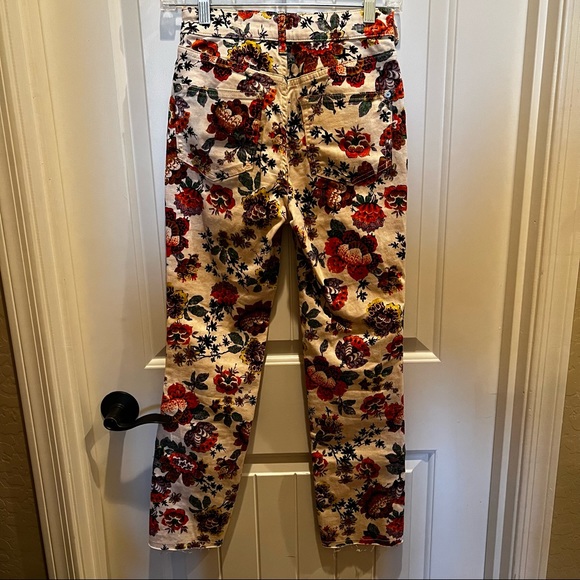 Anthropology, Pilcro The Cigarette Slim Straight Jeans Floral - Picture 12 of 16